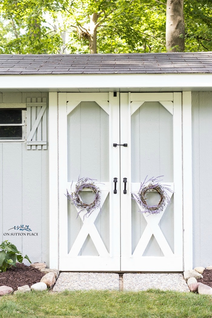 Shed Makeover Ideas from On Sutton Place