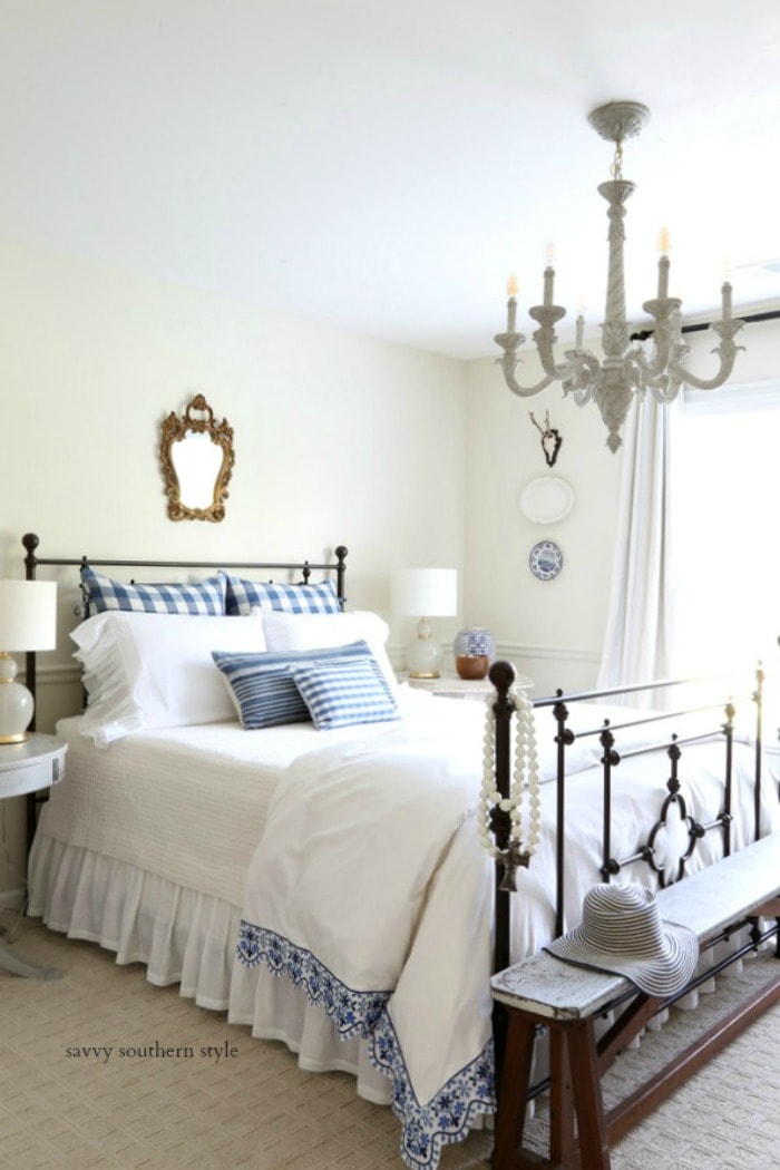 Summer French Style Guest Bedroom