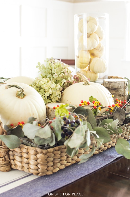 Fall Centerpiece Idea from On Sutton Place