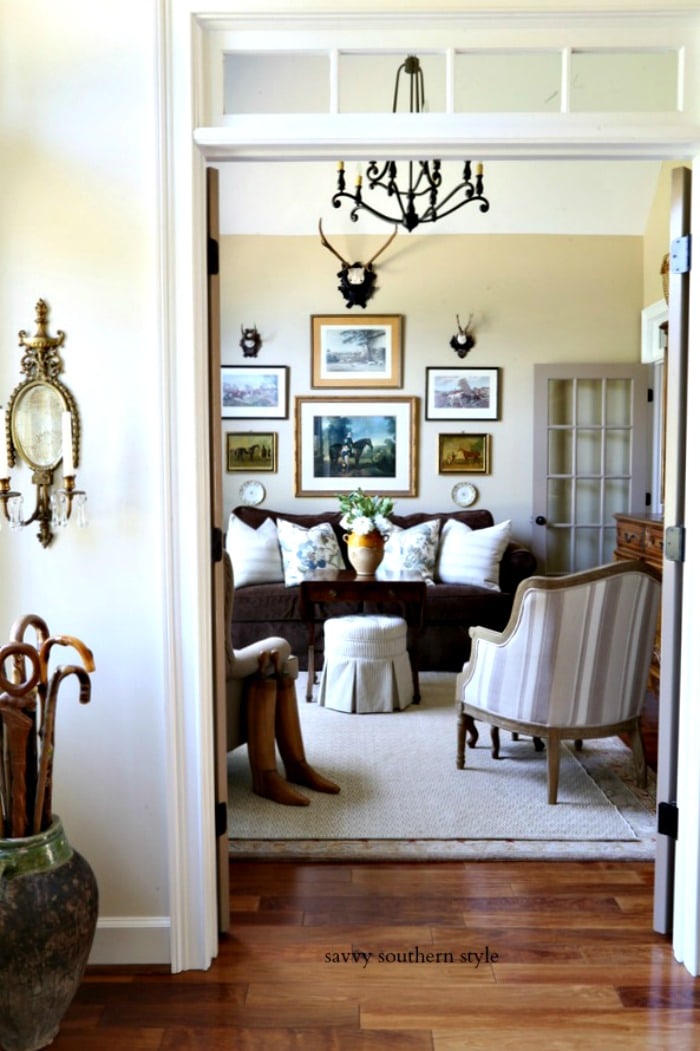 French country living room