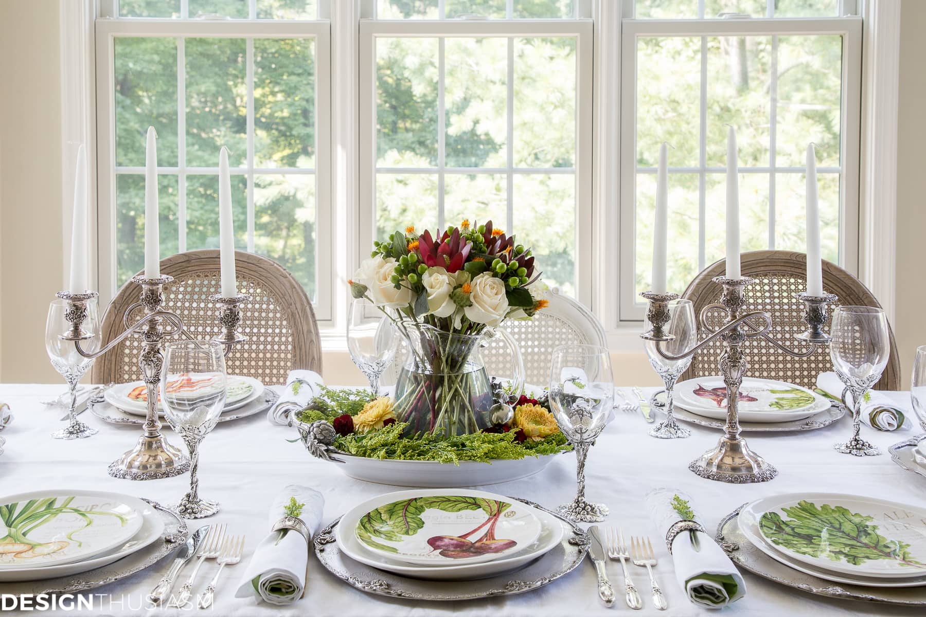Grape Harvest Decor Fall Tablescape
