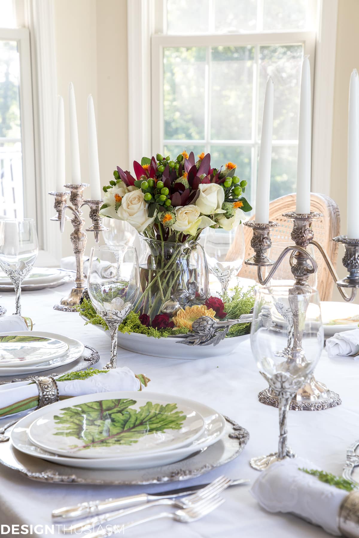 Grape Harvest Decor Fall Tablescape