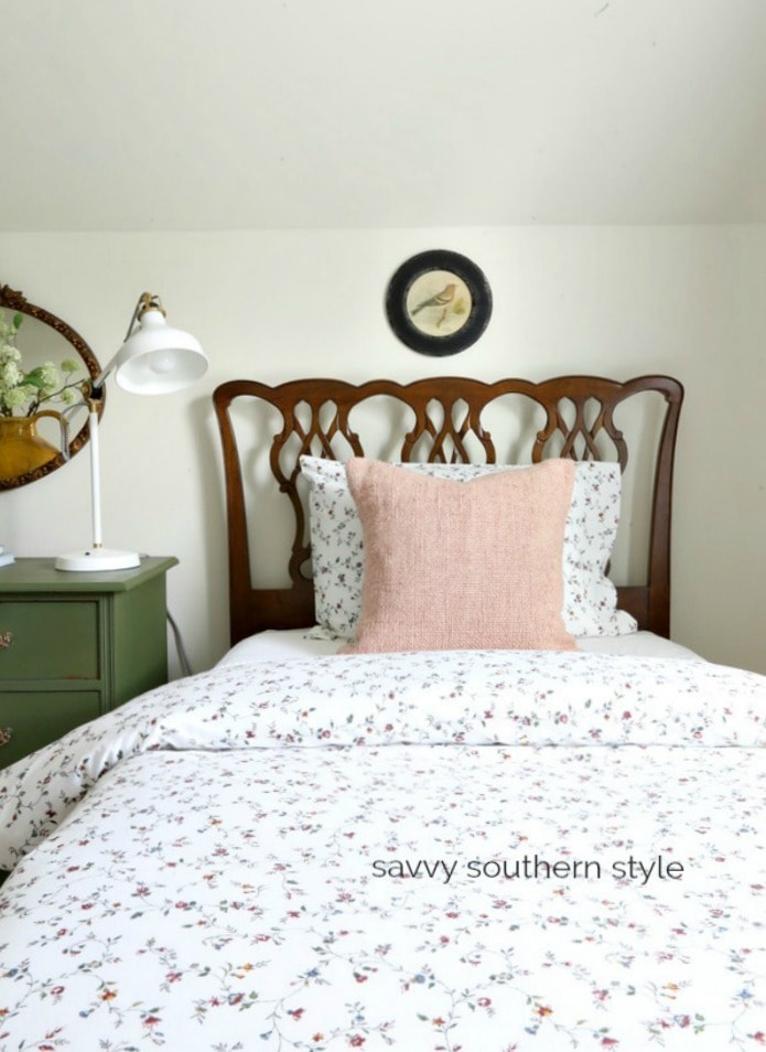 antique Chippendale twin bed