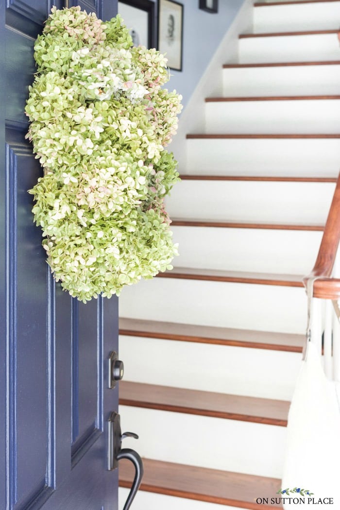Dried Hydrangea Wreath from On Sutton Place