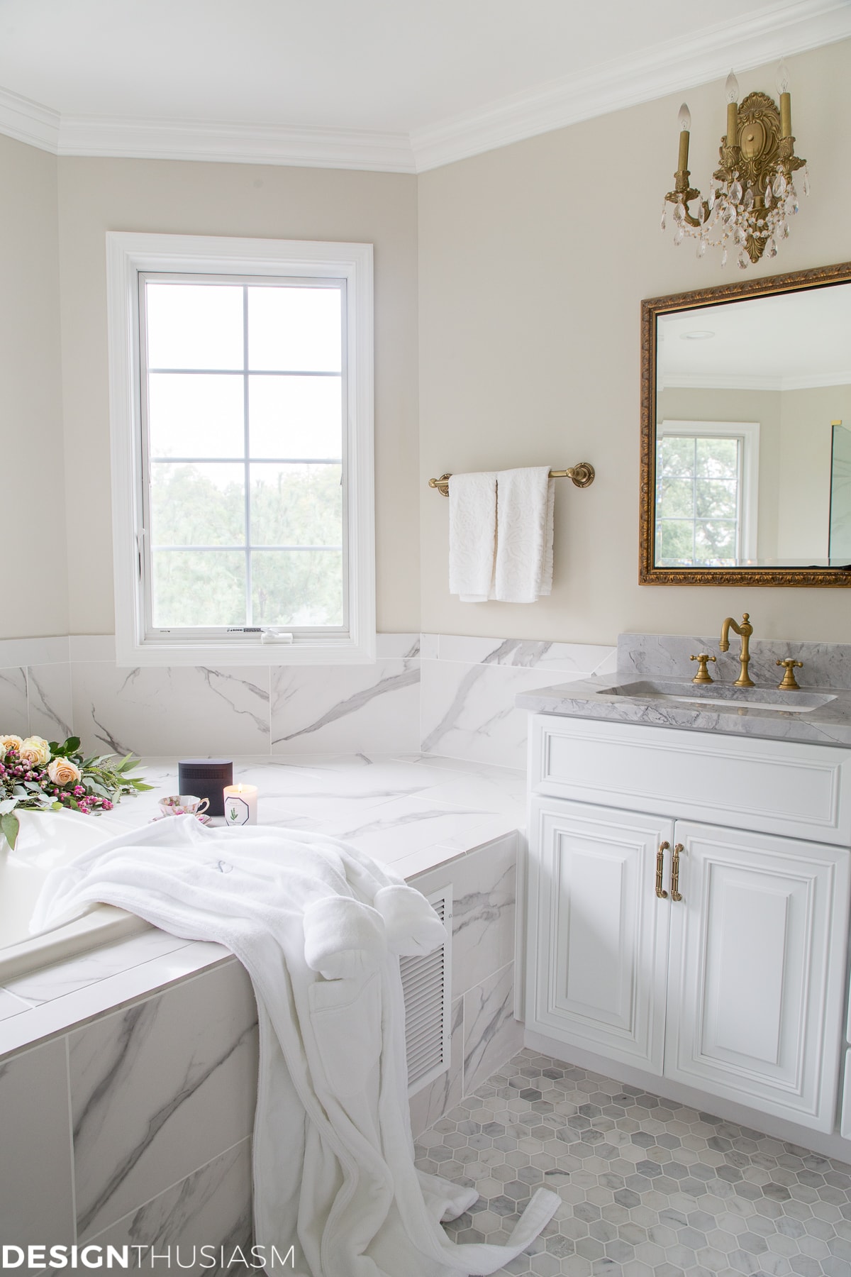 Master Bathroom Reveal: New Bathroom Makeover Before and After Details
