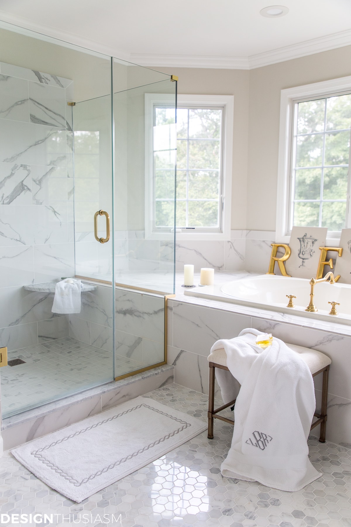 Master Bathroom Reveal: New Bathroom Makeover Before and After Details