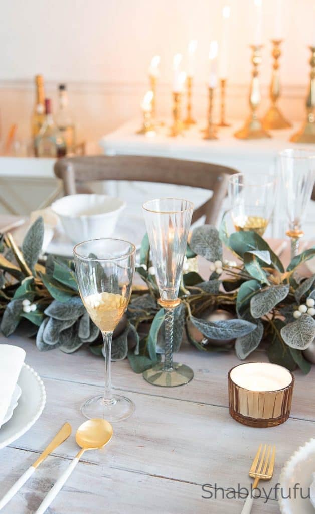 elegant blush pink christmas accents shabbyfufu.com