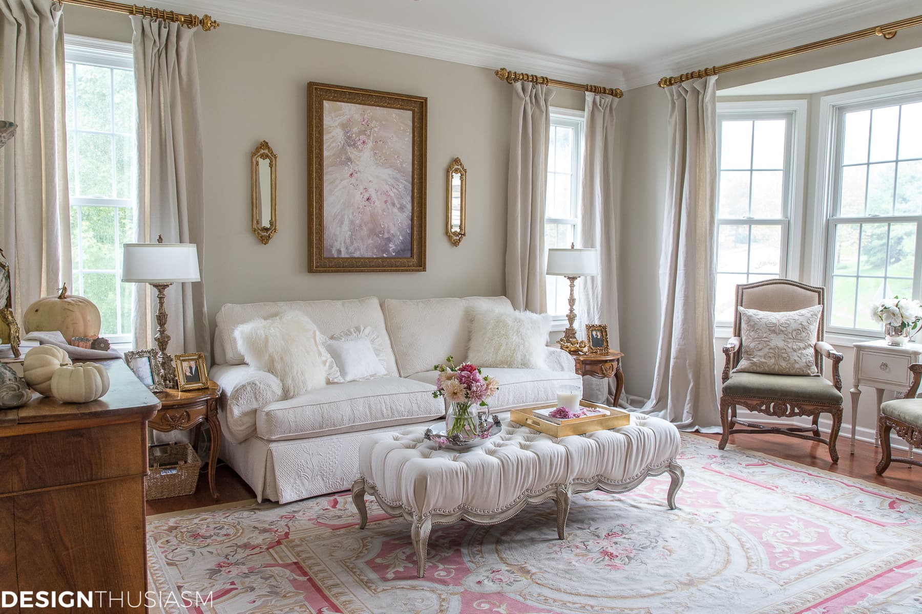 How I Modernized My French Style Living Room with 4 Simple Updates