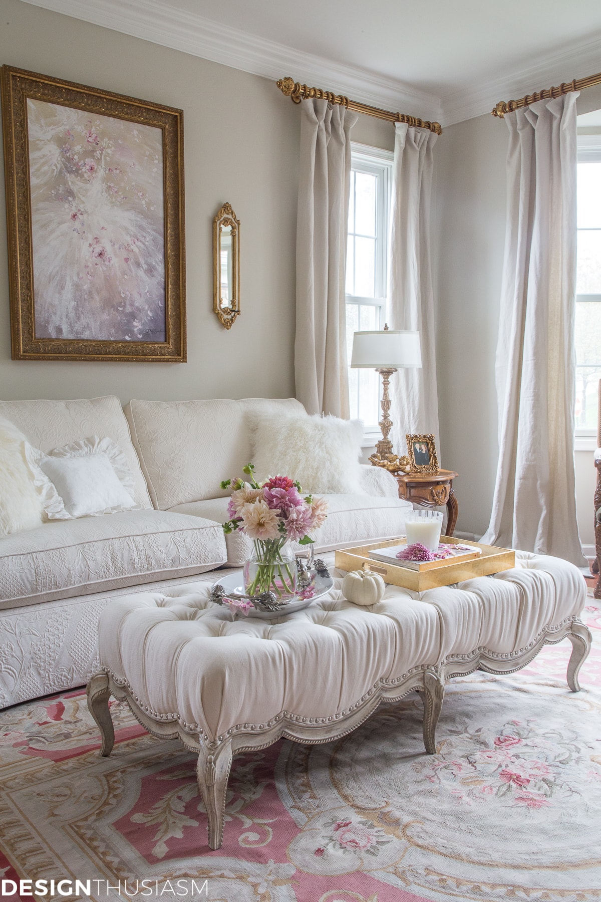 How I Modernized My French Style Living Room with 4 Simple Updates