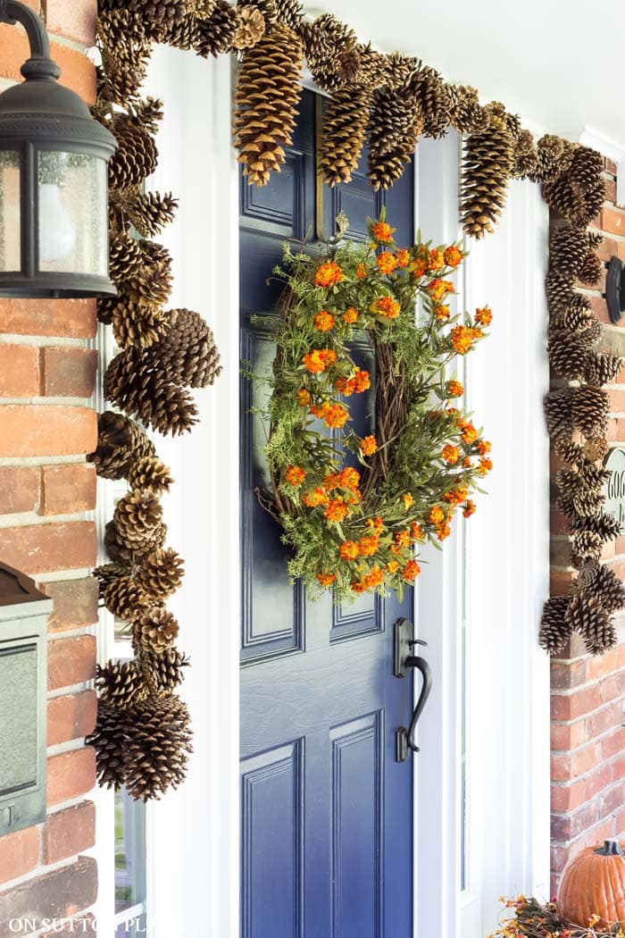 DIY Pinecone Garland from On Sutton Place