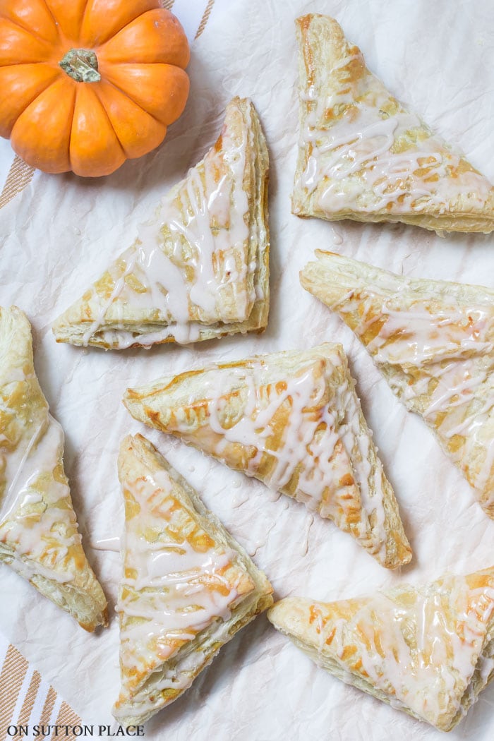 Pumpkin Pie Turnovers from On Sutton Place