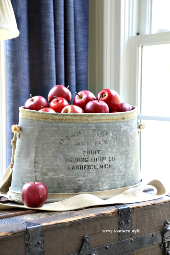 vintage fruit picking bucket savvysouthernstyle.net