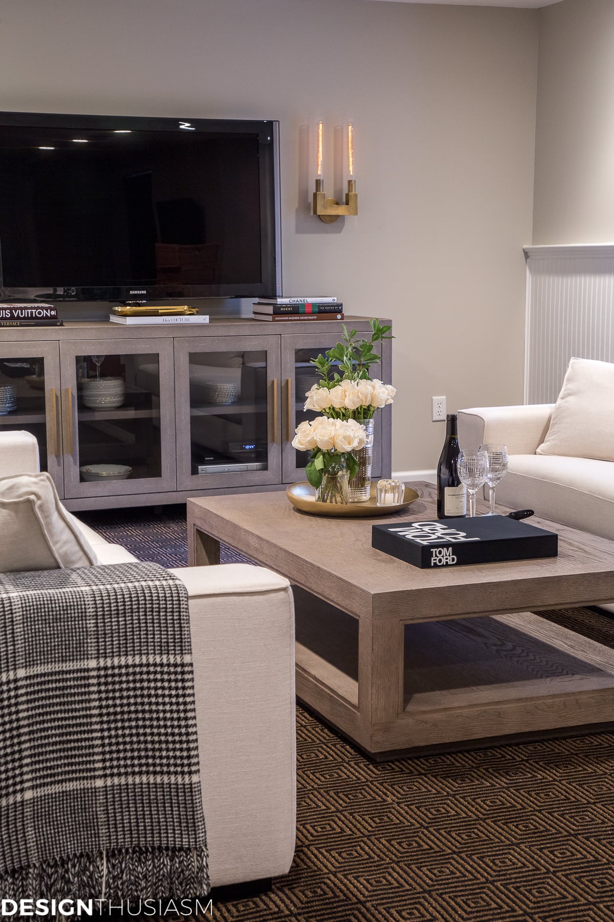 Basement Decorating Ideas: A Gorgeous Space for Casual Entertaining