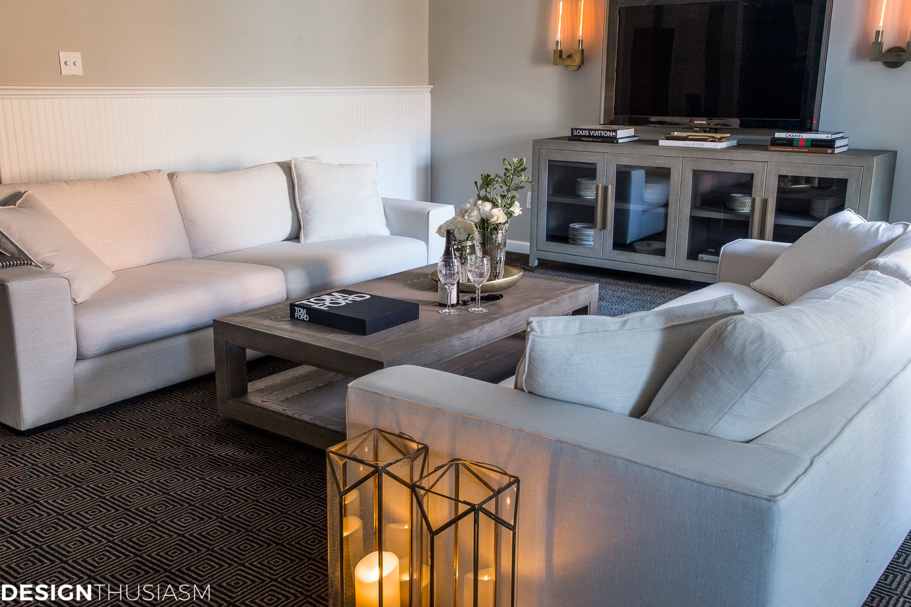 Basement Decorating Ideas: A Gorgeous Space for Casual Entertaining
