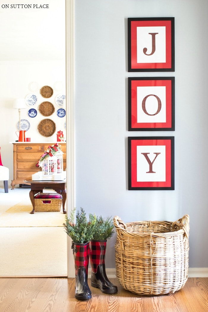 Joy Christmas Printables from On Sutton Place