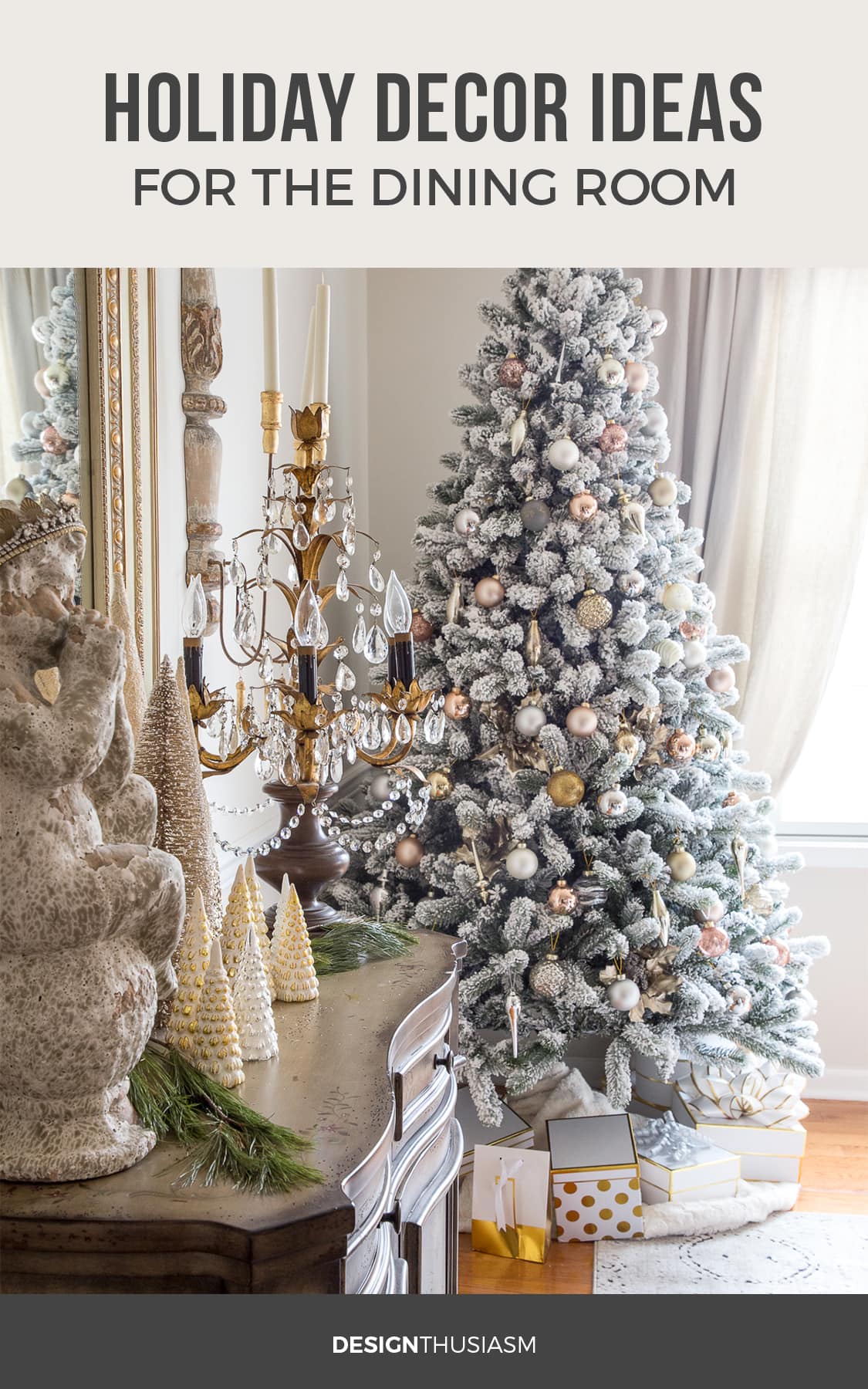 Christmas dining room