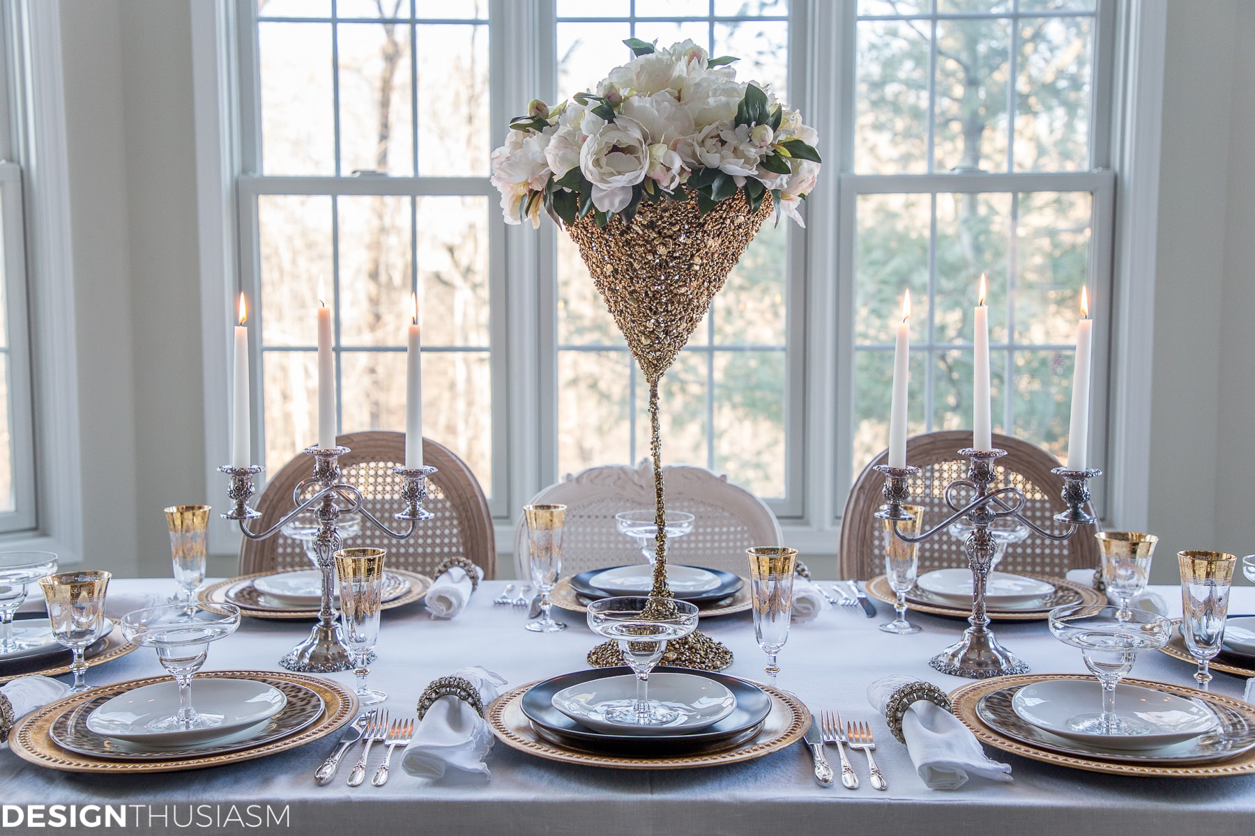 6 Easy Steps to a Fabulous Table for a New Years Eve Party