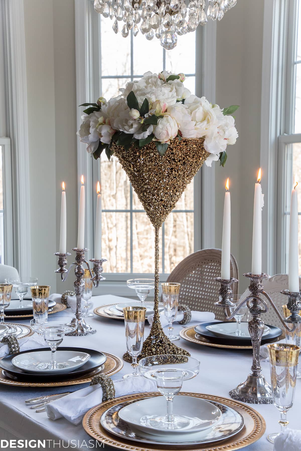 6 Easy Steps to a Fabulous Table for a New Years Eve Party