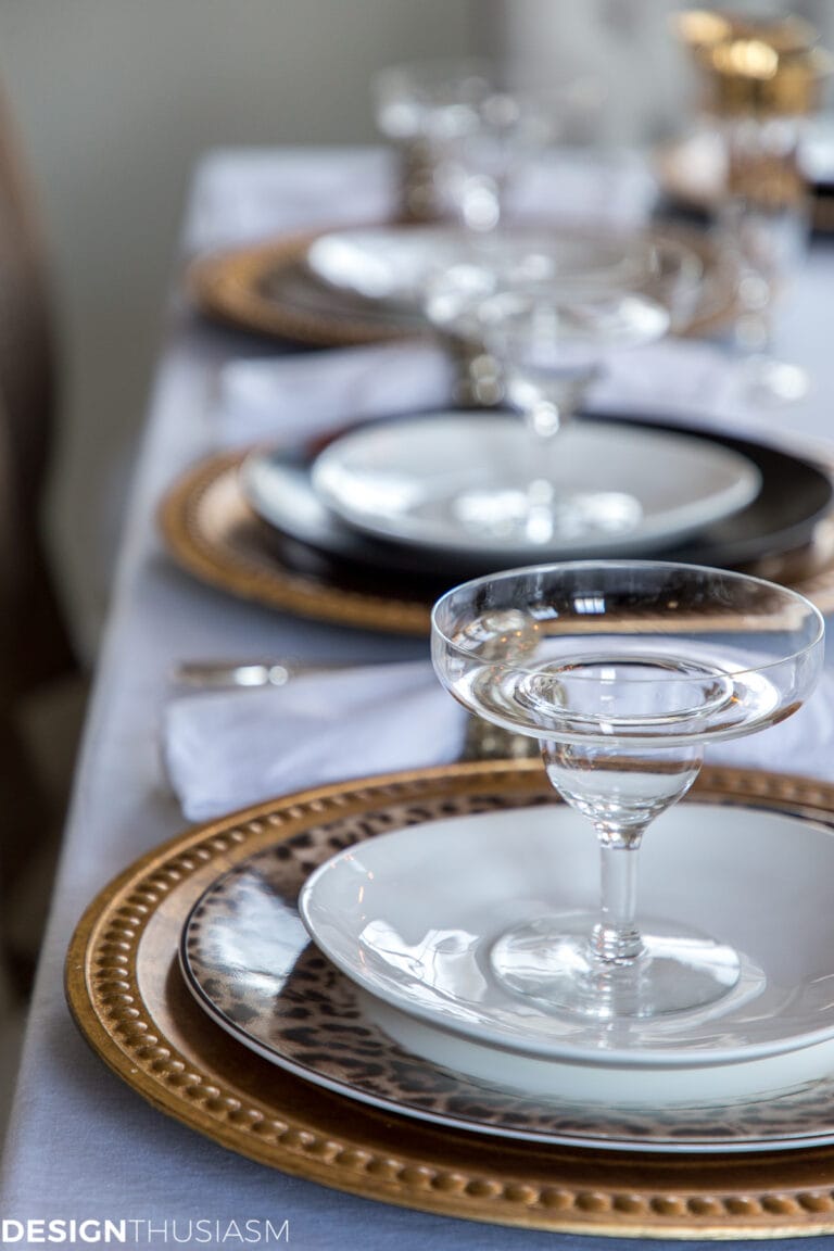 New Years Eve party table