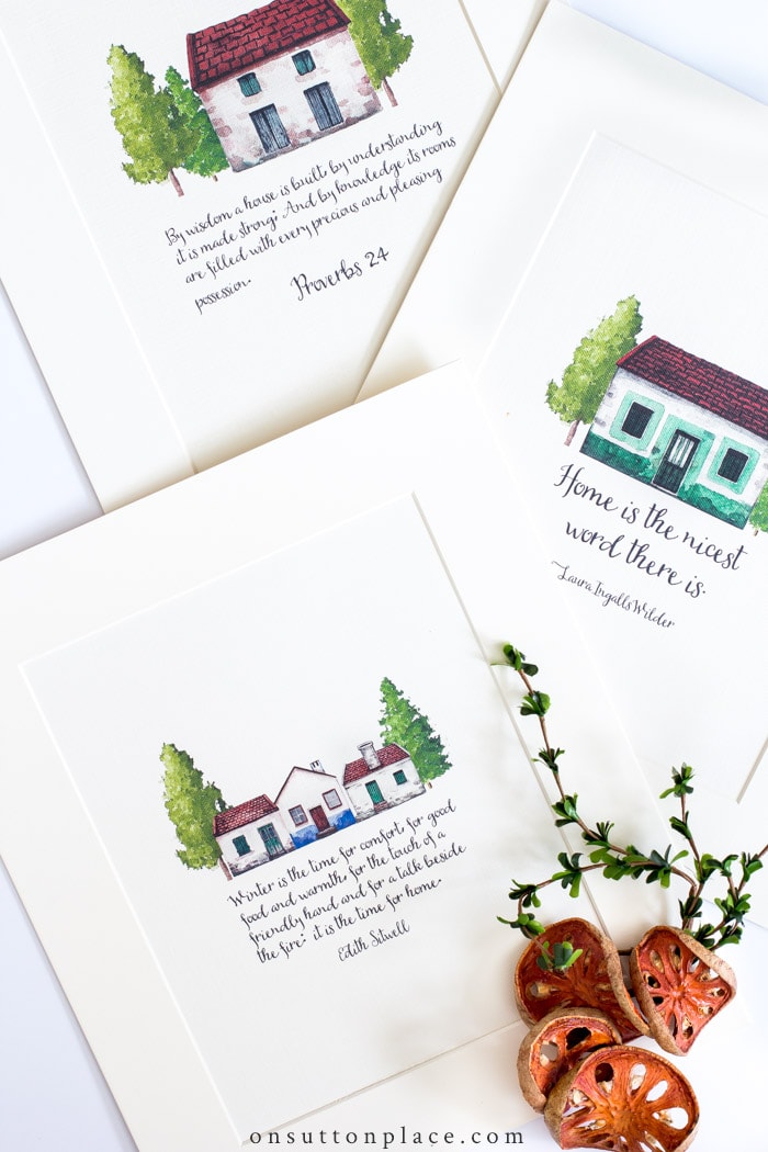 Printable Wall Art from On Sutton Place
