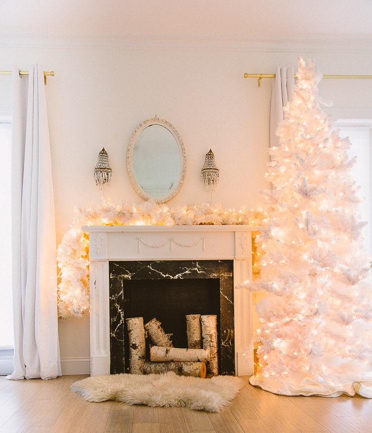 White Christmas Tree Shabbyfufu