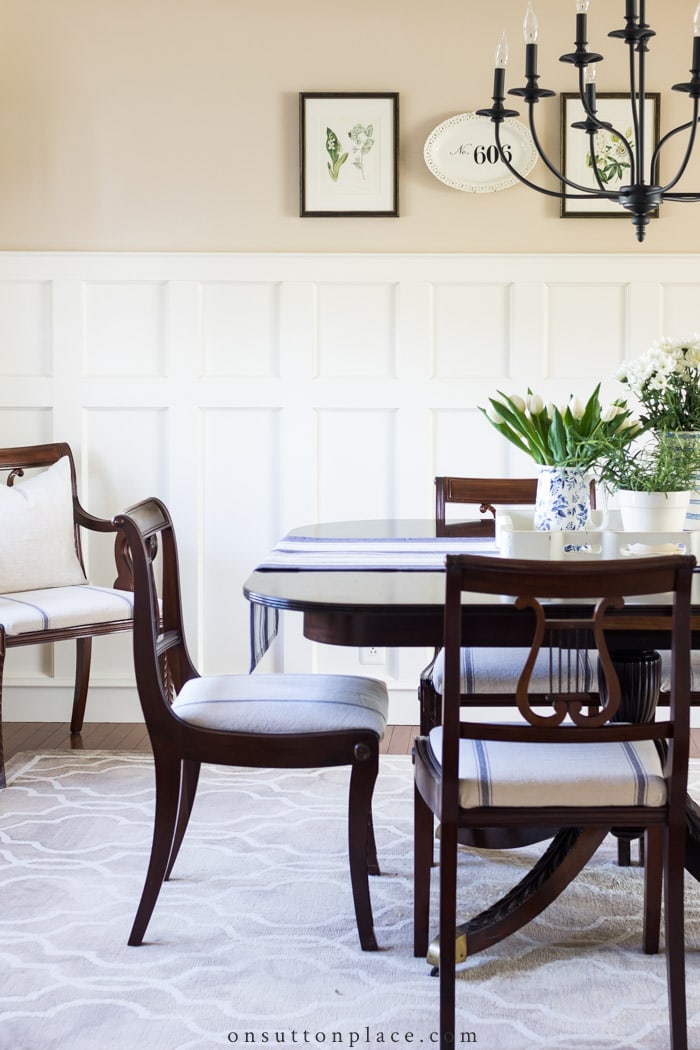 Classic Board and Batten Wainscoting from On Sutton Place