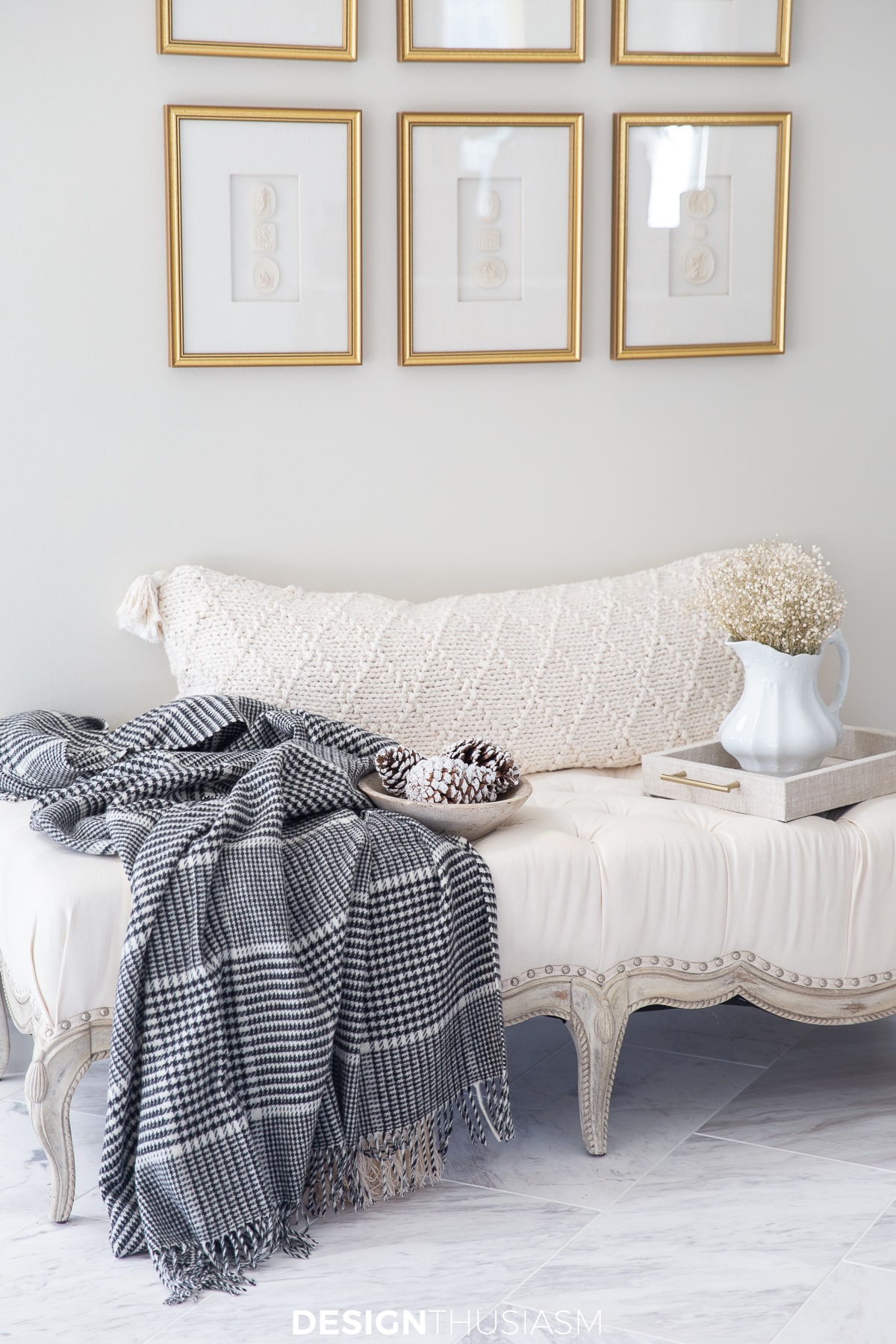 menswear throw cozy winter decor