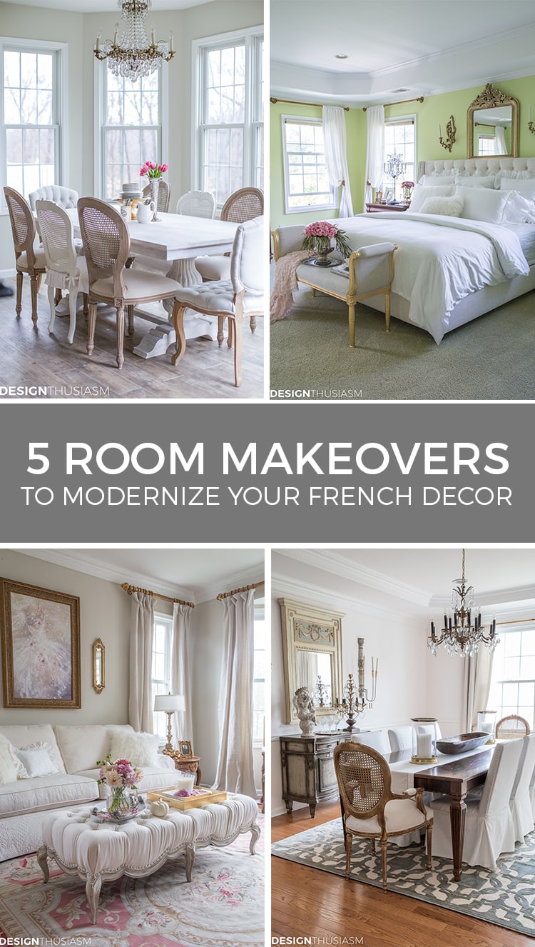 5 Affordable Room Makeovers: How to Modernize French Country Decor