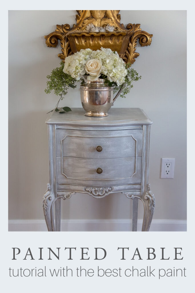 chalk painted table