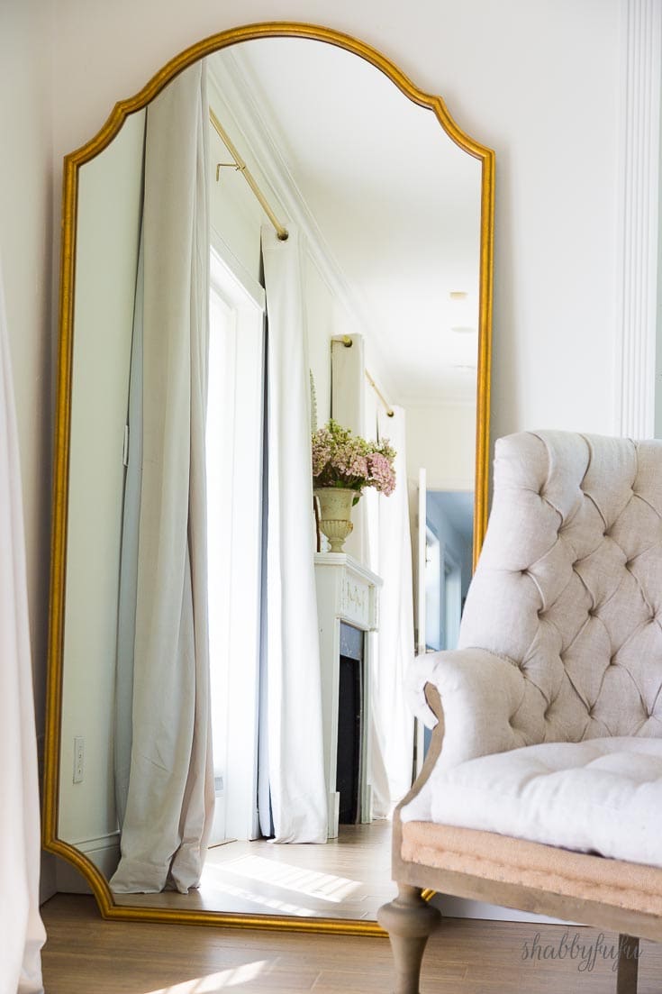 decorating with mirrors shabbyfufu.com