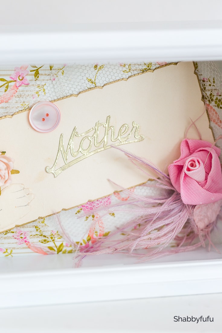 shadow box frame mothers day gift