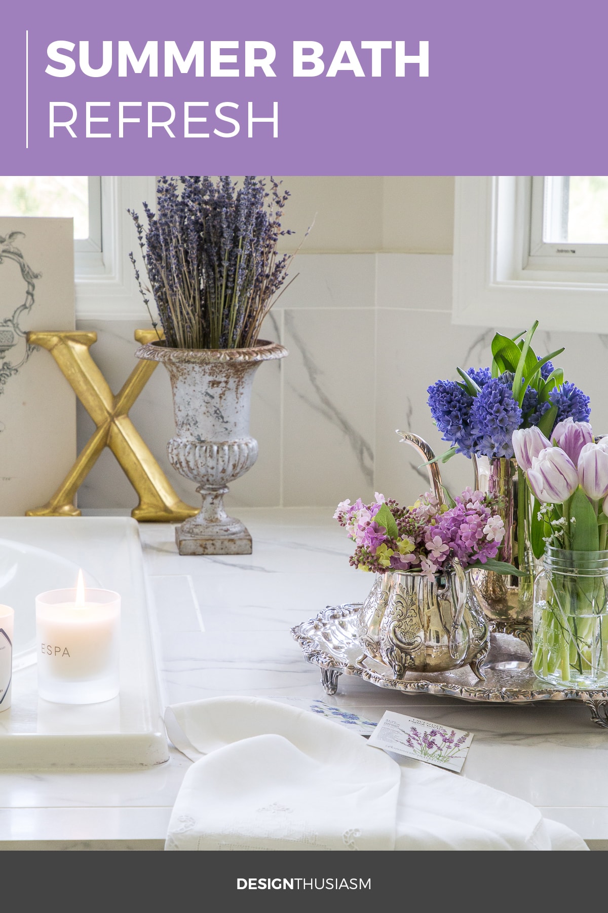 summer bathroom refresh