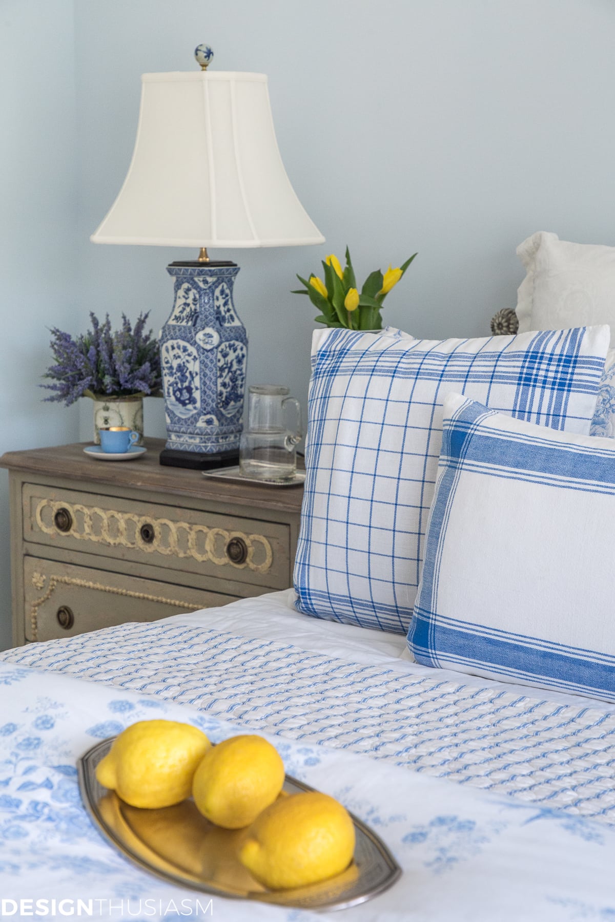 guest bedroom ideas with yellow accents
