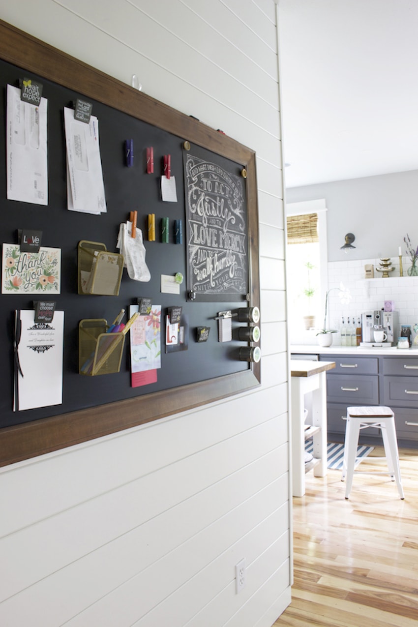 The-Inspired-Room-Chalkboard-Command-Center-Bulletin-Board-Shiplap-Walls