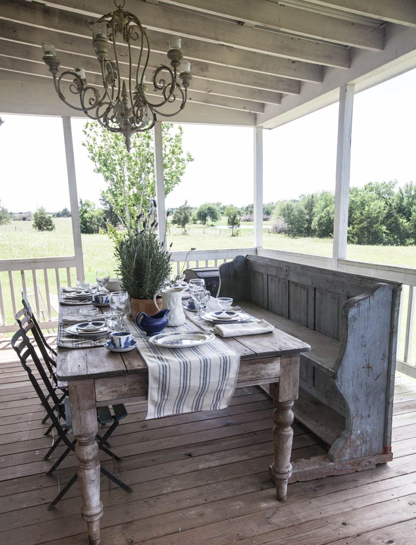 cedar hill farmhouse porch