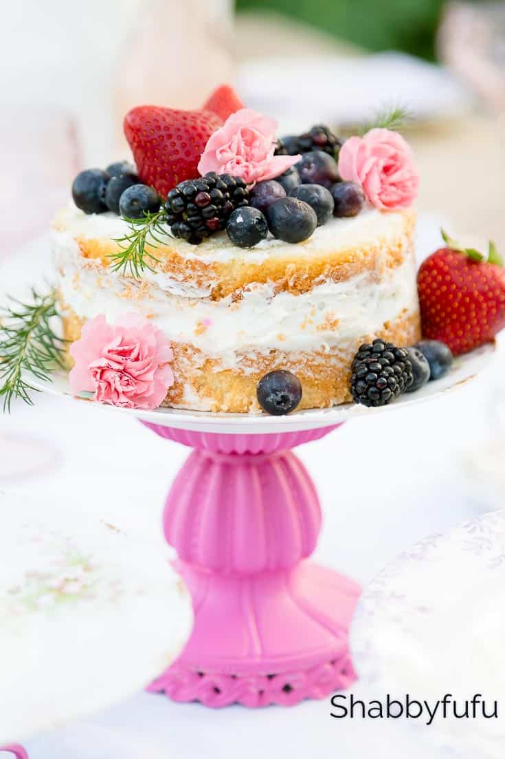 DIY Cake Stand Shabbyfufu