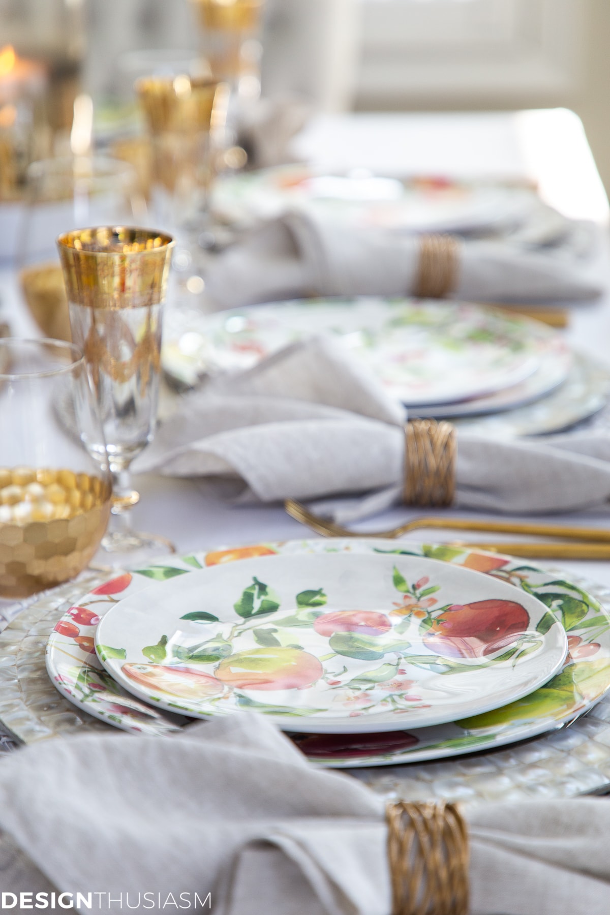 informal table setting ideas