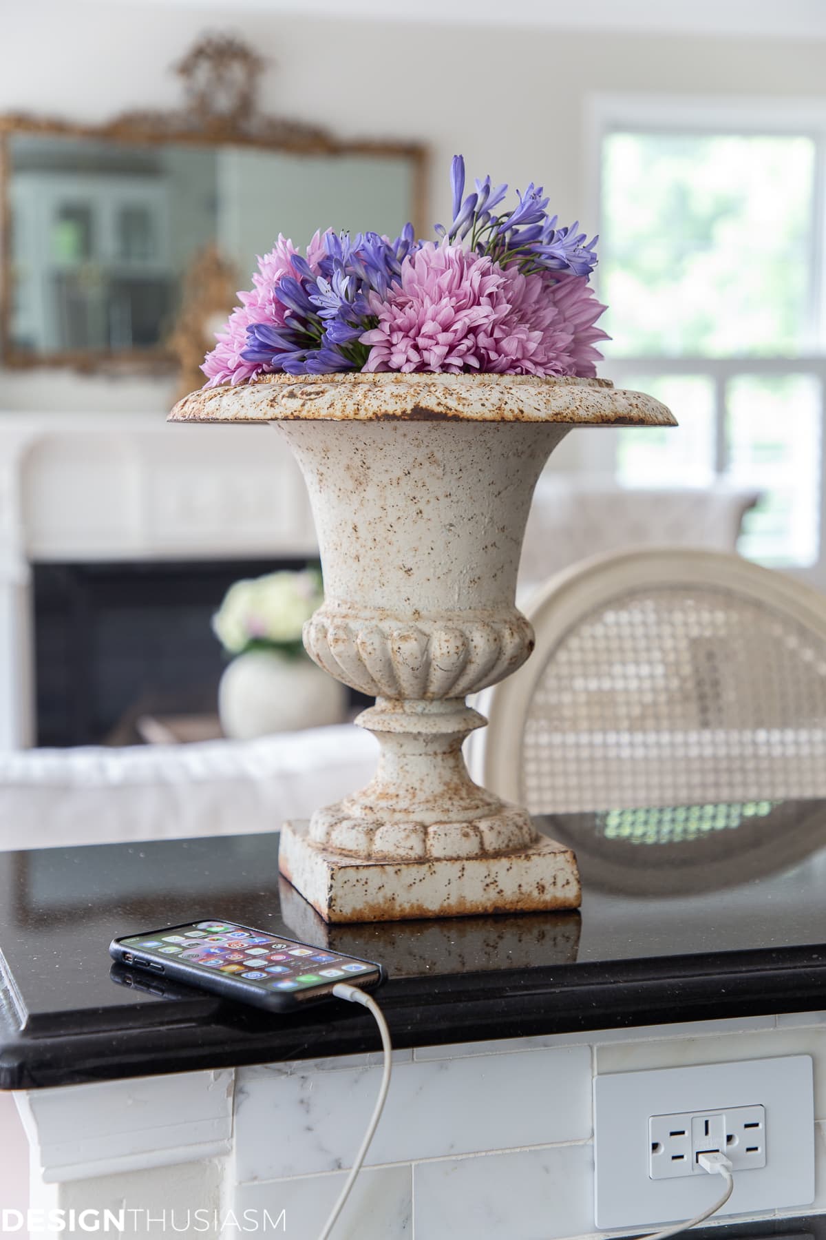 smart outlet family room upgrade