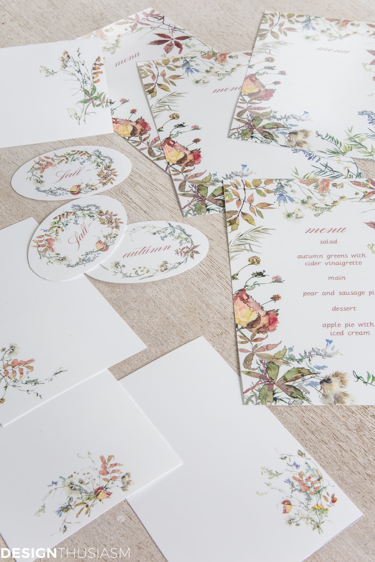 DIY fall printables
