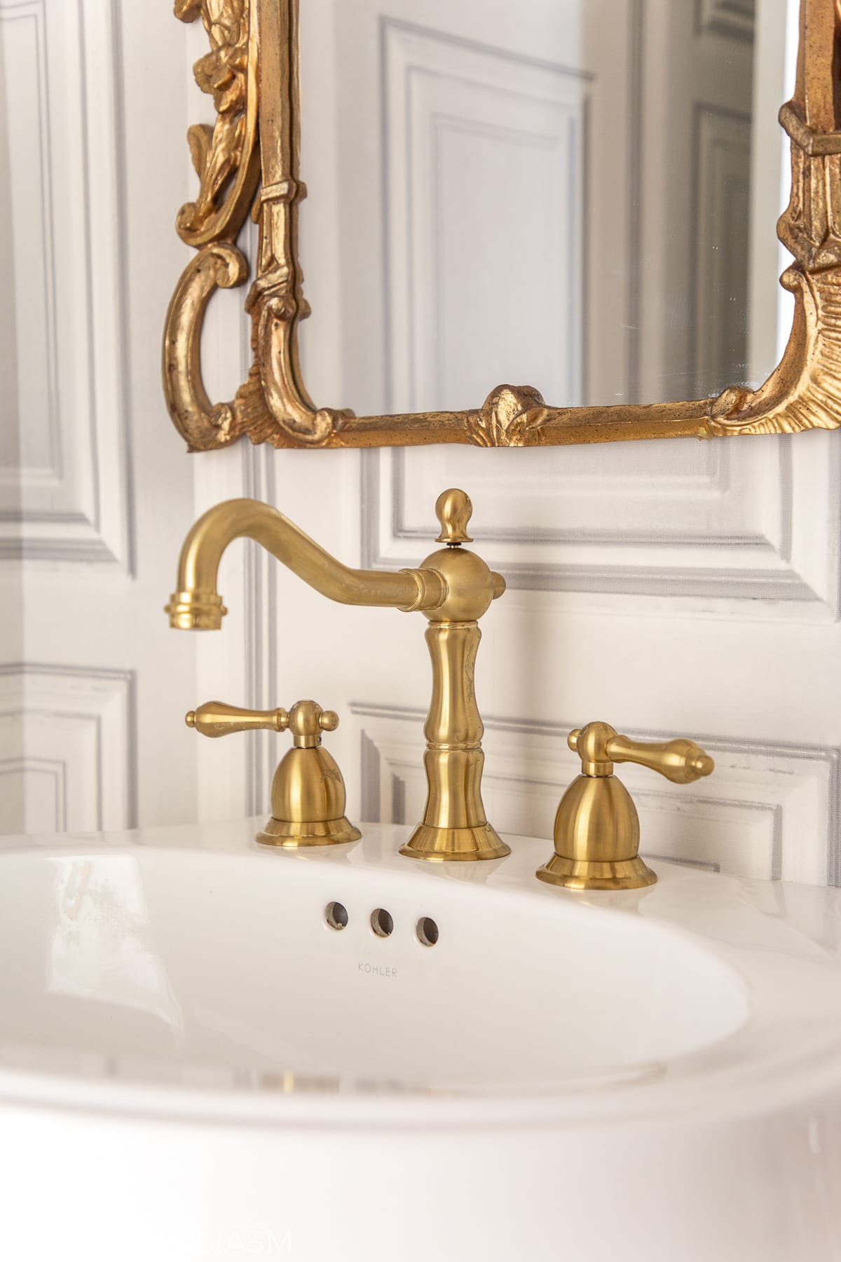 powder room ideas for sink faucet
