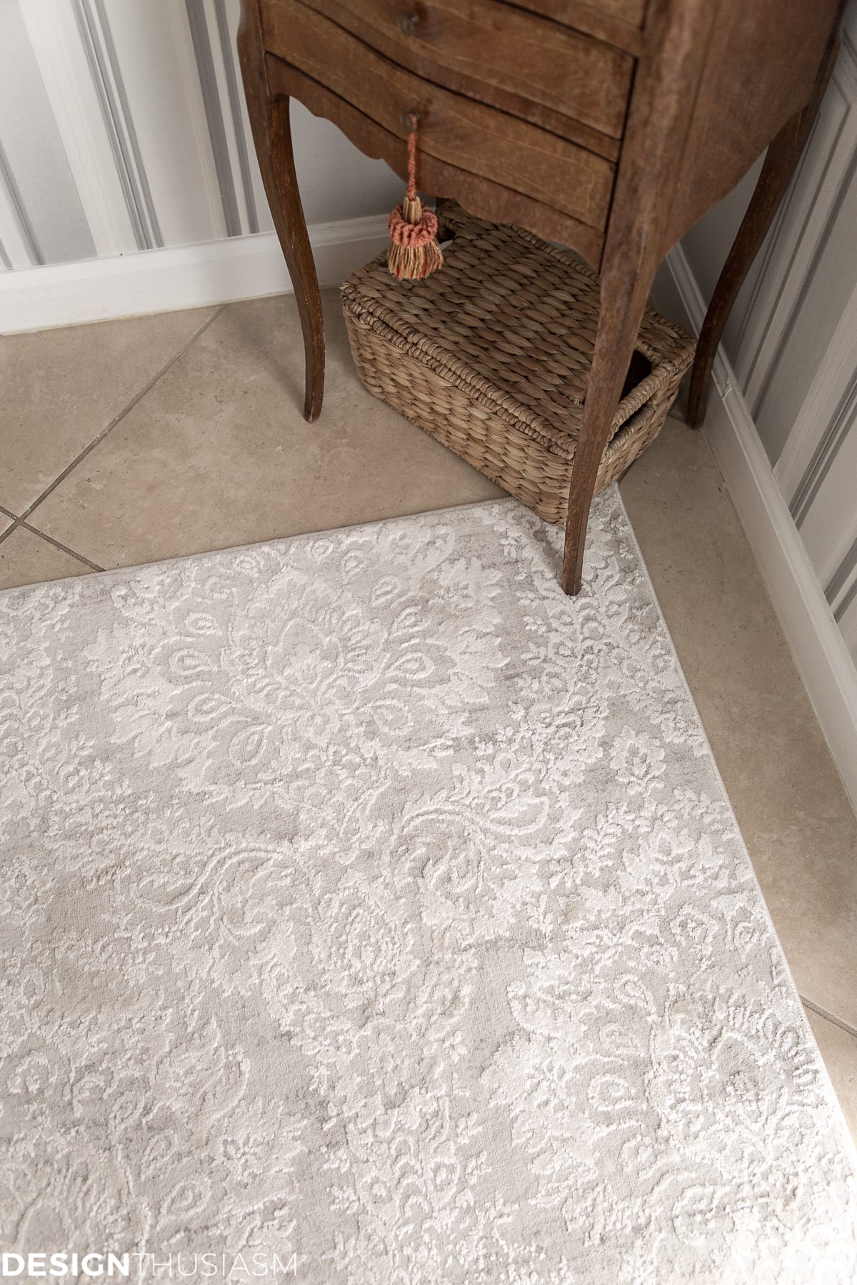 powder room rug