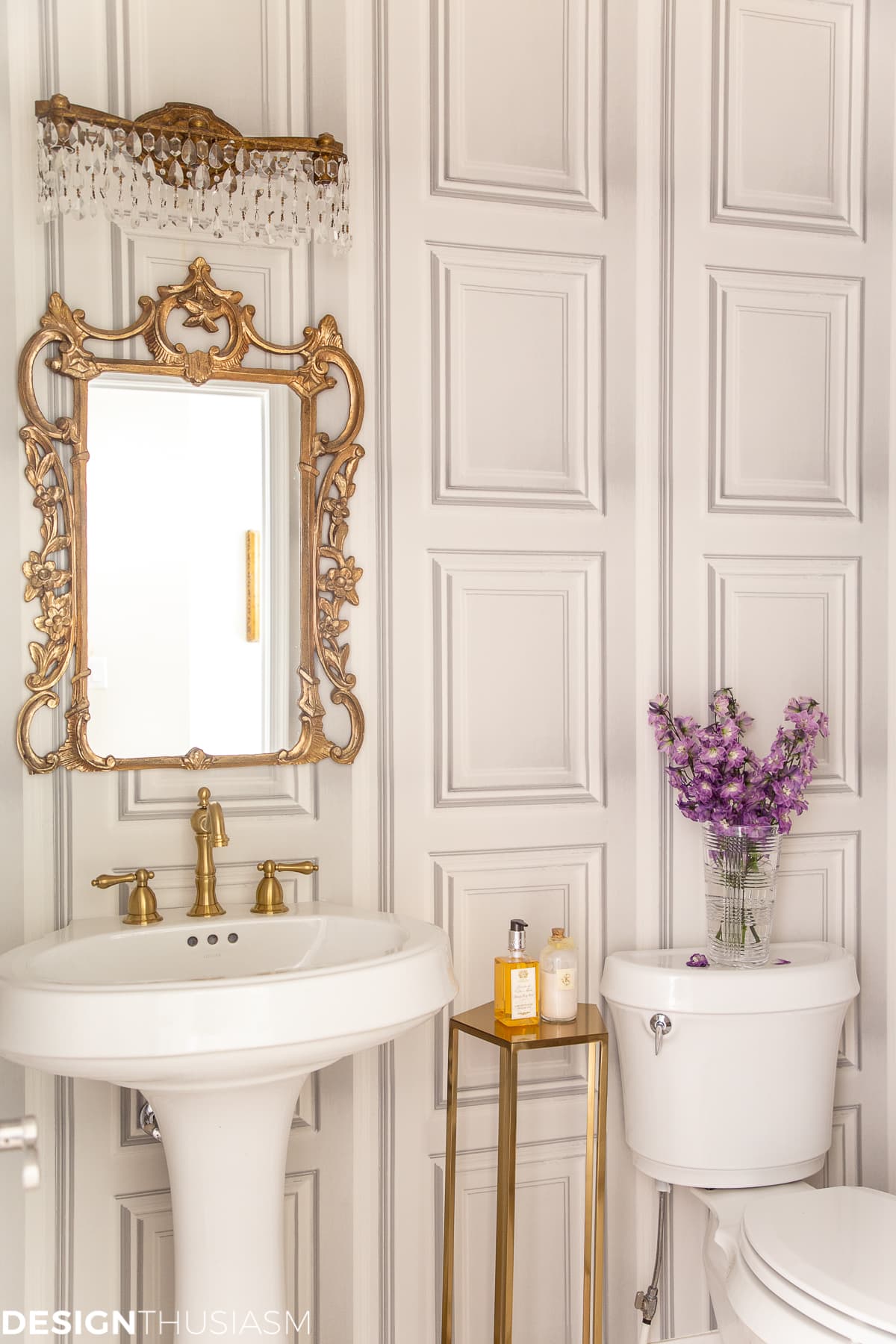powder room ideas with powder room wallpaper