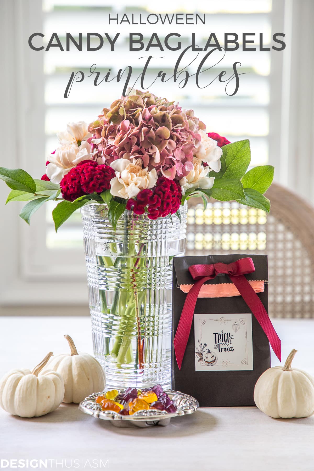 Free Halloween printables candy bag labels