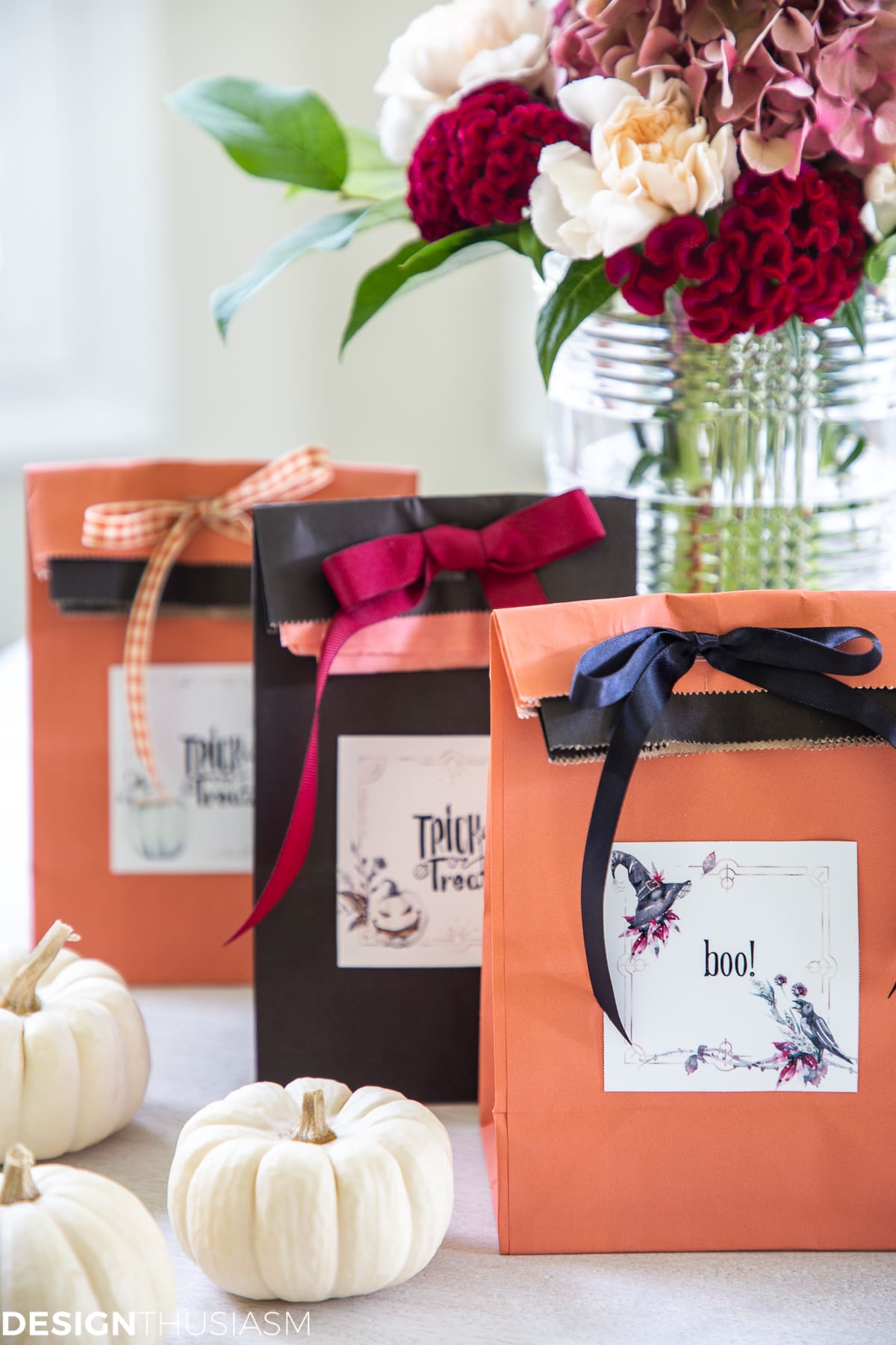 Free Halloween printables candy bag labels