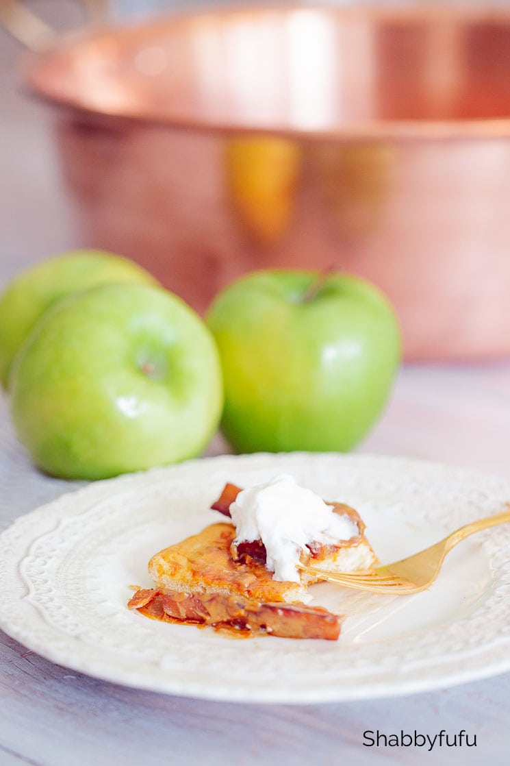 easy salted caramel apple tart shabbyfufu