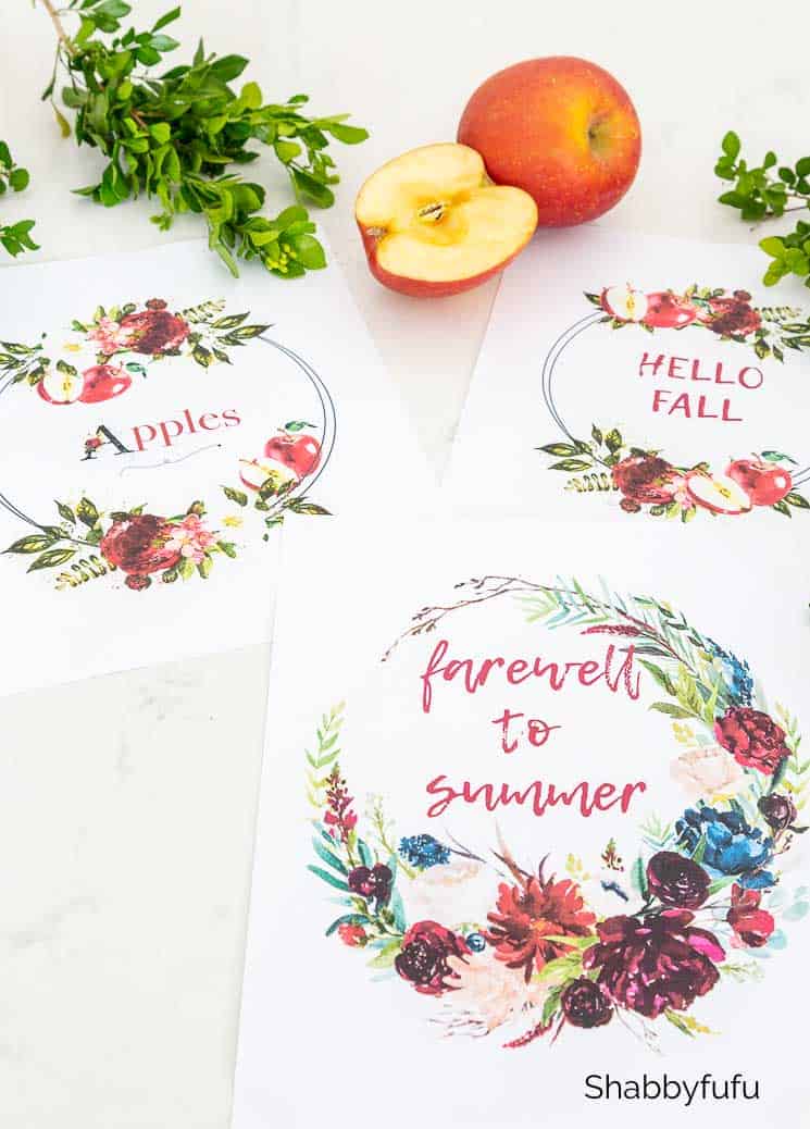 fall printable watercolor wreaths shabbyfufu