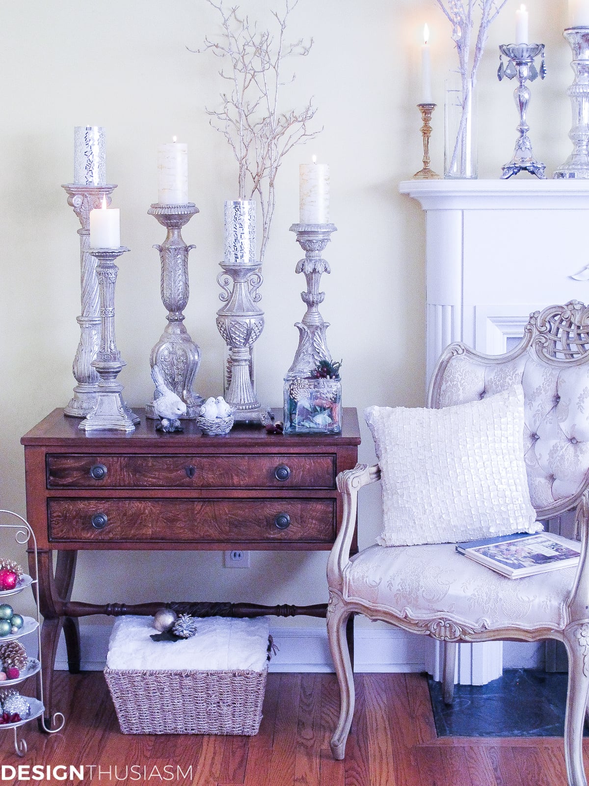 Christmas decoration ideas candlesticks