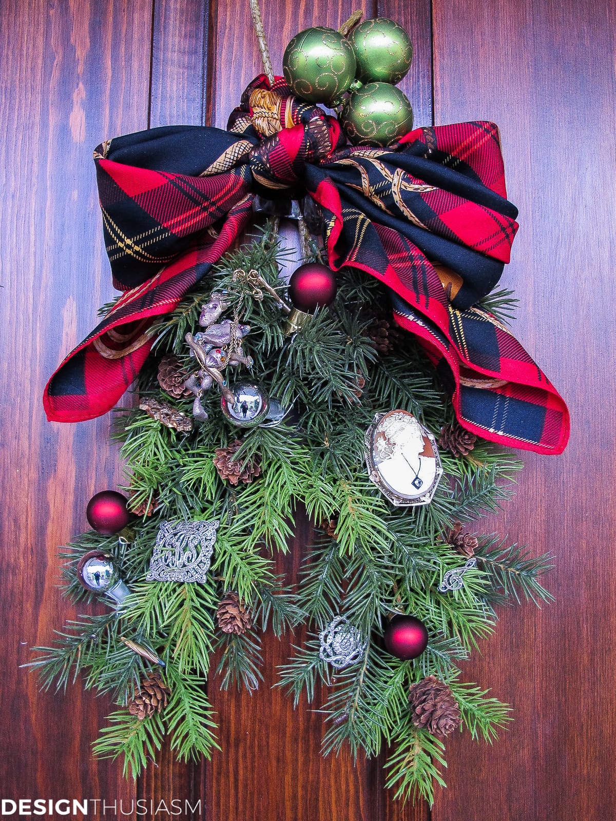 Christmas decoration ideas faux swag
