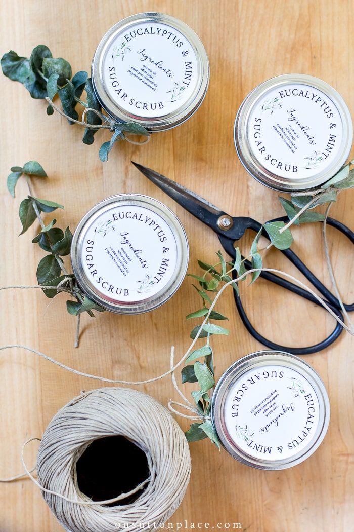 Eucalyptus Mint Sugar Scrub from On Sutton Place