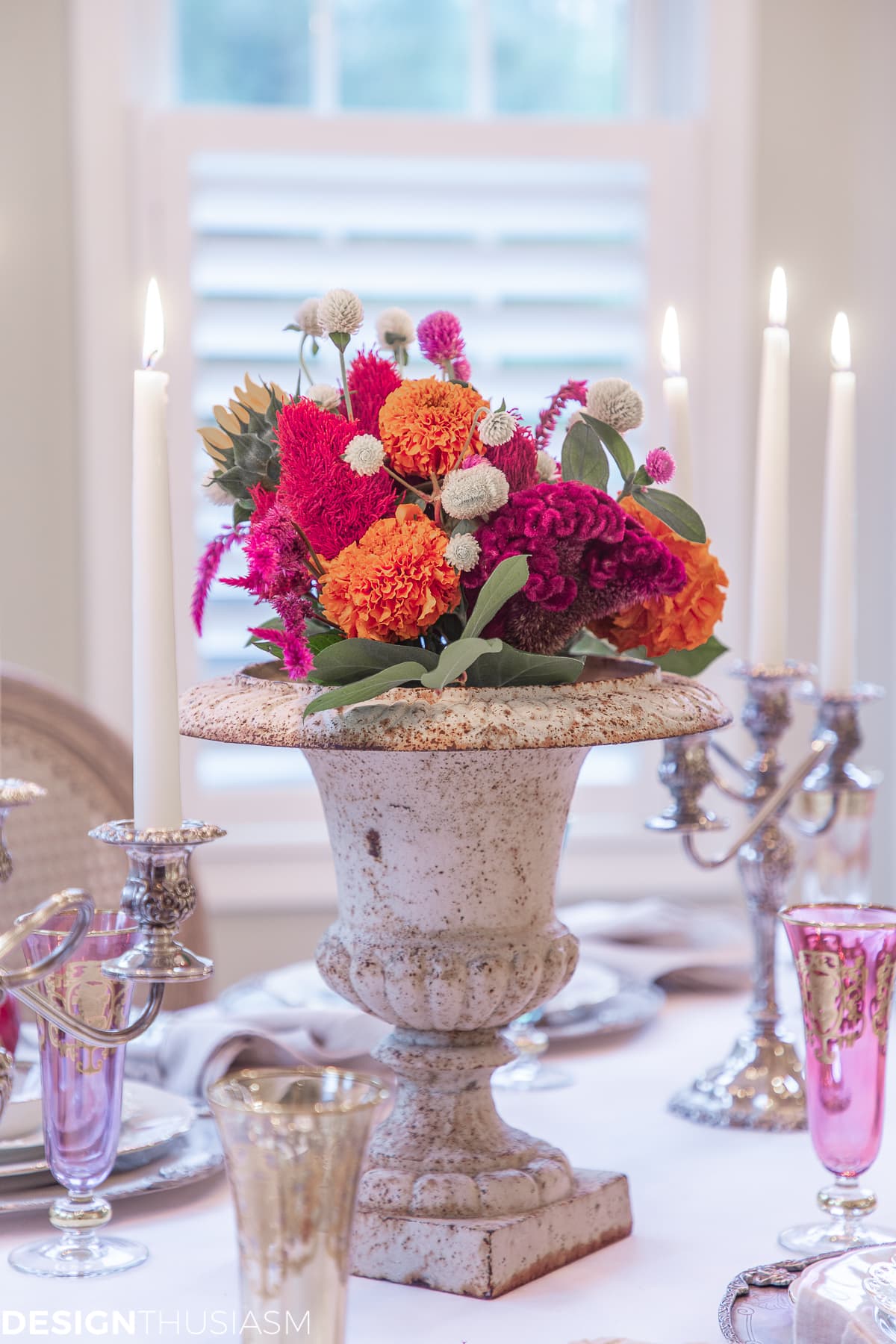 apple decor fall table setting